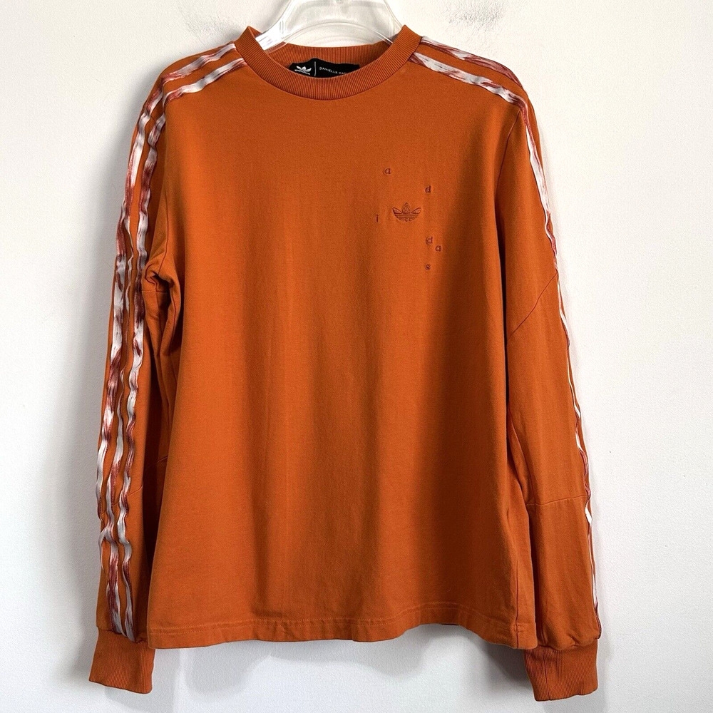 Adidas x Danielle Cathari Womens Sweatshirt Orange S Street Urban‎ Long Sleeve